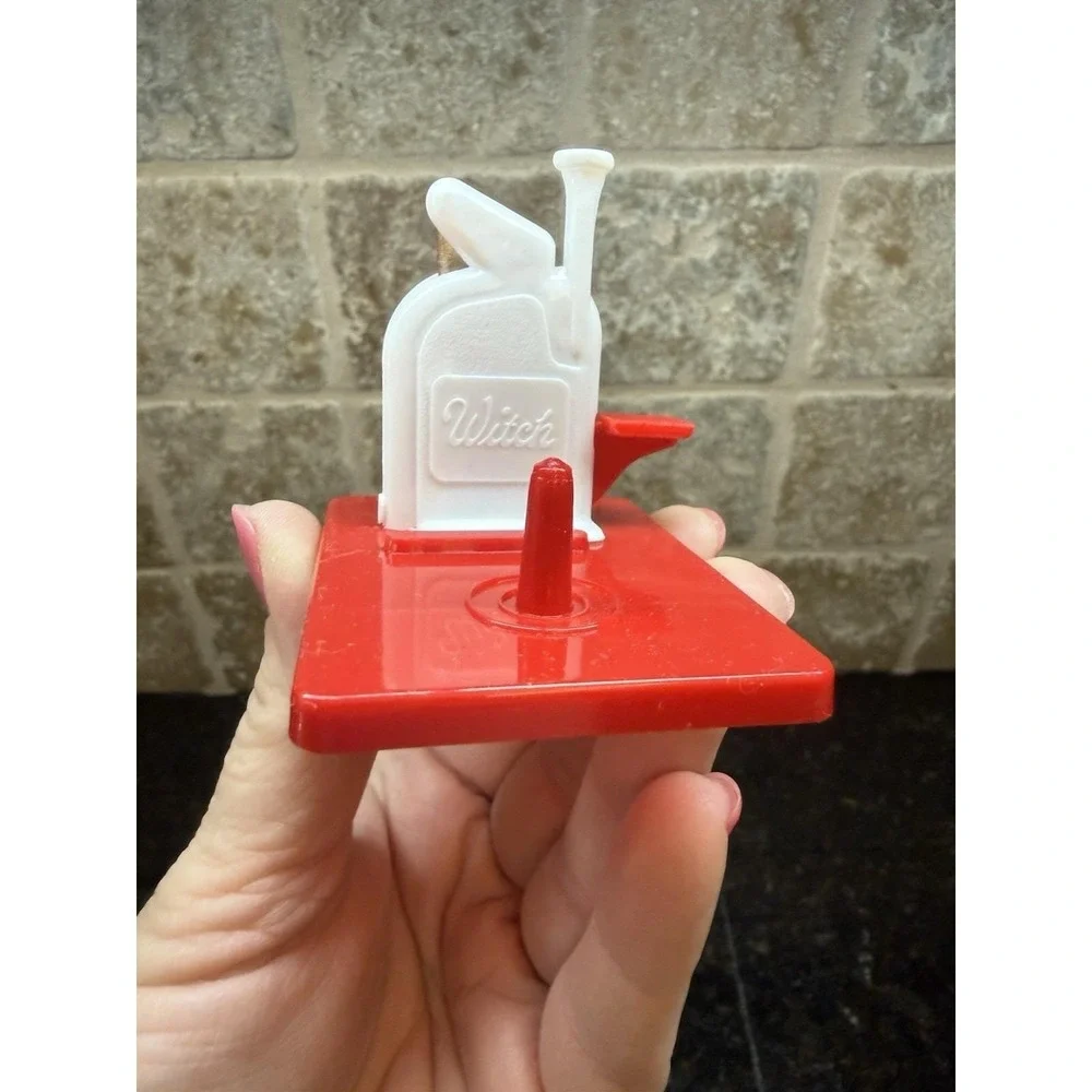 Vintage Mid-Century Plastic Witch Needle Threader Western Germany Threading Tool